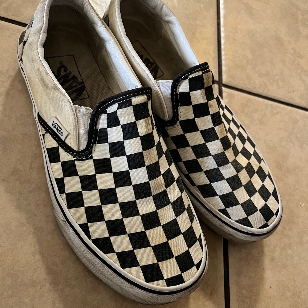 Checkered Vans